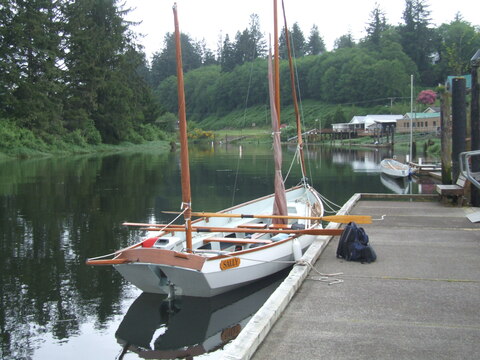After a good row we found ice cream in Nehalem